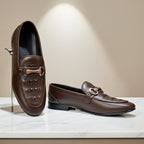 Regal Buckle Brown Loafers